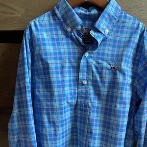 Vineyard vines boys performance button down sz 6